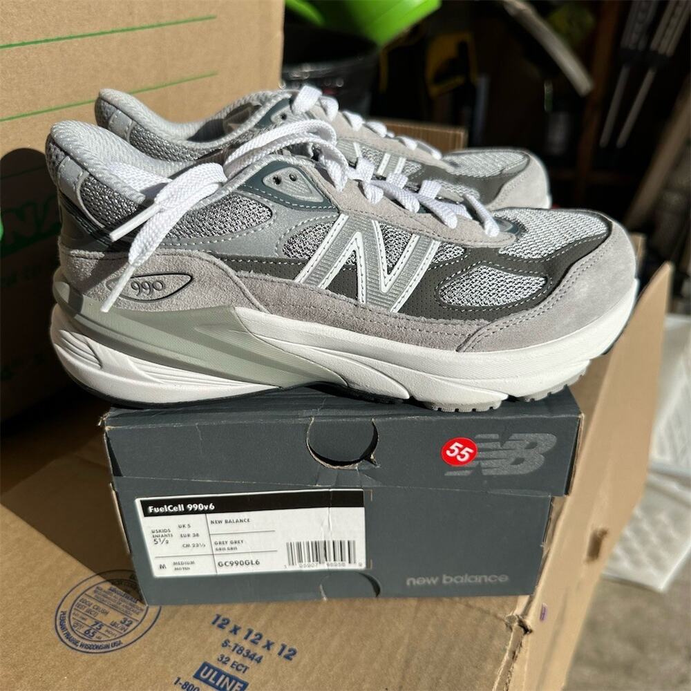 New Balance FuelCell 990v6 Women's Running Shoes Gray/White Size 7 US | New